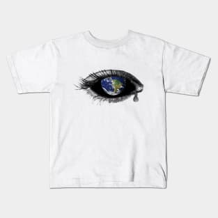 Crying heart Kids T-Shirt